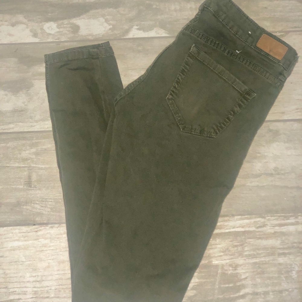Garage Army Green Jeans